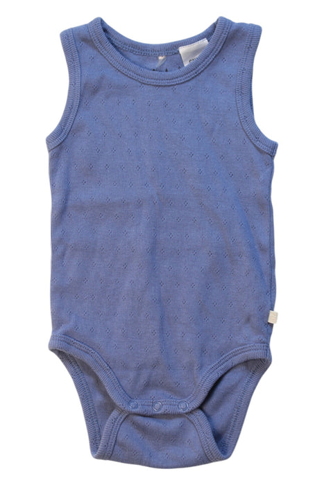 A Blue Sleeveless Bodysuits from Wilson & Frenchy in size 3-6M for boy. (Front View)