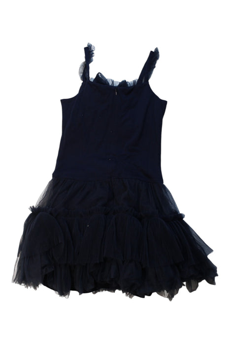 A Navy Sleeveless Dresses from Nicholas & Bears in size 8Y for girl. (Back View)