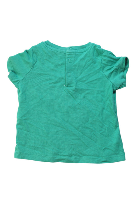 A Green Short Sleeve T Shirts from DPAM in size 3-6M for boy. (Back View)