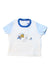 A White Short Sleeve T Shirts from Petit Bateau in size 3-6M for boy. (Front View)