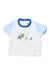 A White Short Sleeve T Shirts from Petit Bateau in size 3-6M for boy. (Front View)