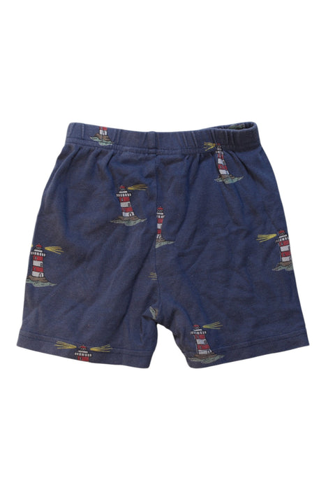 A Navy Shorts from Nature Baby in size 3-6M for boy. (Back View)