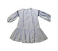 A Blue Long Sleeve Dresses from Il Gufo in size 5T for girl. (Back View)