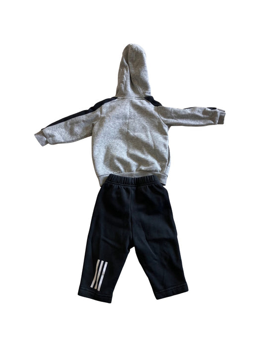 A Black Pants Sets from Adidas in size 6-12M for neutral. (Back View)