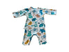 A Multicolour Long Sleeve Bodysuits from Mides in size 6-12M for neutral. (Back View)