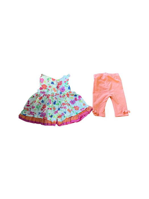 A Peach Dress Sets from First Impressions in size 3-6M for girl. (Back View)