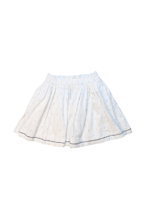 A White Short Skirts from Arsène et les pipelettes in size 6T for girl. (Front View)