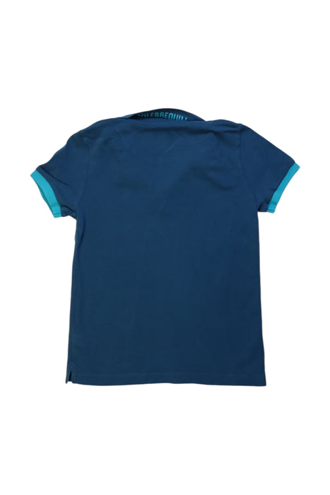 A Blue Short Sleeve Polos from Vilebrequin in size 10Y for boy. (Back View)