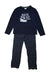 A Navy Pyjama Sets from Cyrillus in size 10Y for boy. (Front View)