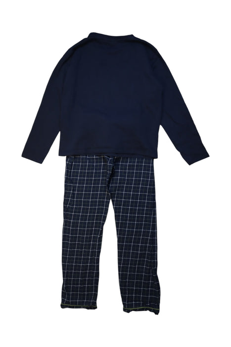 A Navy Pyjama Sets from Cyrillus in size 10Y for boy. (Back View)