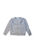 A Grey Zippered Sweatshirts from Jacadi in size 6T for girl. (Front View)