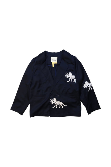 A Navy Blazers from Bora Aksu in size 8Y for boy. (Front View)