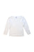A White Long Sleeve T Shirts from Petit Bateau in size 6T for girl. (Front View)