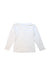 A White Long Sleeve T Shirts from Petit Bateau in size 6T for girl. (Back View)