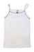 A White Sleeveless Tops from Petit Bateau in size 6T for girl. (Front View)