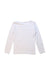 A White Long Sleeve T Shirts from Petit Bateau in size 6T for girl. (Back View)