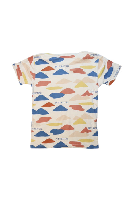 A Multicolour Short Sleeve T Shirts from Petit Bateau in size 12Y for boy. (Back View)