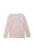 A Ivory Long Sleeve Tops from Petit Bateau in size 6T for girl. (Front View)