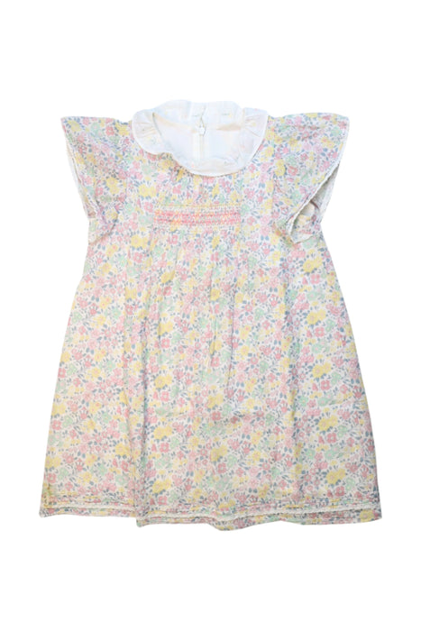 A Multicolour Short Sleeve Dresses from Tartine et Chocolat in size 6T for girl. (Front View)