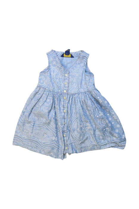 A Blue Sleeveless Dresses from Polo Ralph Lauren in size 2T for girl. (Front View)