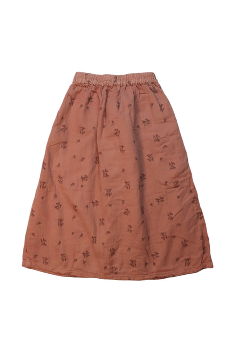 A Peach Mid Skirts from Marlot Paris in size 6T for girl. (Back View)