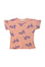 A Peach Short Sleeve T Shirts from Bobo Choses in size 2T for girl. (Front View)