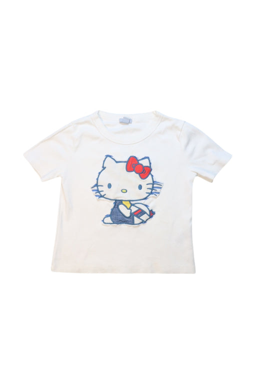 A White Short Sleeve T Shirts from COS in size 2T for girl. (Front View)