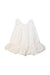 A White Sleeveless Dresses from Bonpoint in size 3T for girl. (Back View)