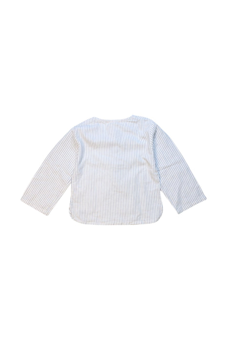 A White Long Sleeve Tops from Louis Louise in size 2T for girl. (Back View)