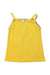 A Yellow Sleeveless Tops from Petit Bateau in size 3T for girl. (Front View)