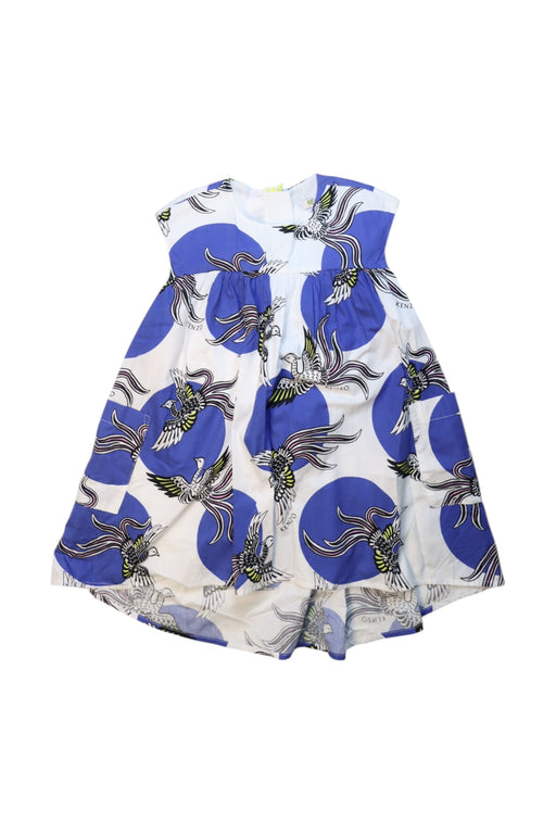 A Blue Sleeveless Dresses from Kenzo in size 4T for girl. (Front View)