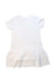 A White Short Sleeve Dresses from Pinko in size 3T for girl. (Back View)