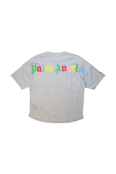 A Grey Short Sleeve T Shirts from Palm Angels in size 8Y for girl. (Back View)