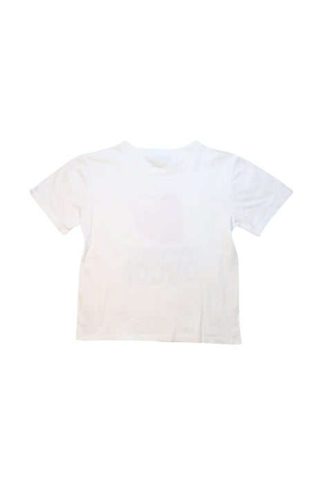 A White Short Sleeve T Shirts from Gucci in size 6T for girl. (Back View)