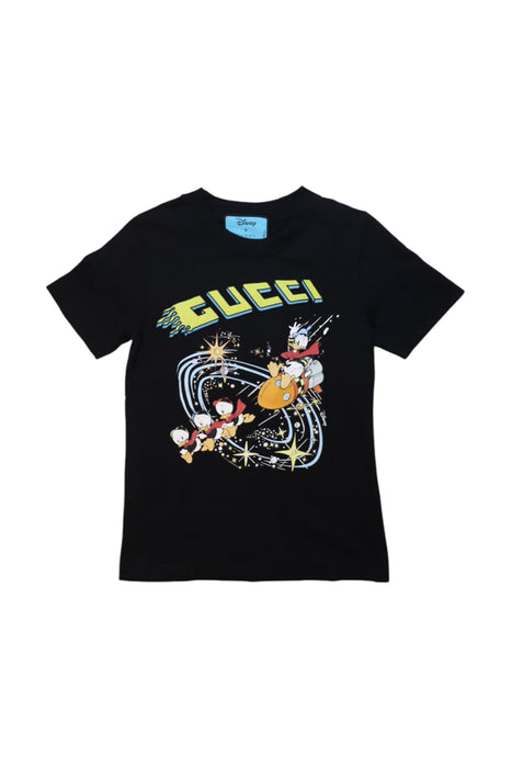 A Black Short Sleeve T Shirts from Gucci in size 13Y for neutral. (Front View)