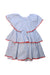 A Blue Short Sleeve Dresses from Konges Sløjd in size 4T for girl. (Front View)