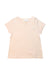 A Peach Short Sleeve T Shirts from Chloe in size 6T for girl. (Front View)