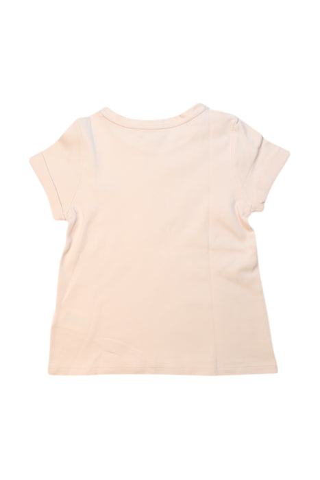 A Peach Short Sleeve T Shirts from Chloe in size 6T for girl. (Back View)