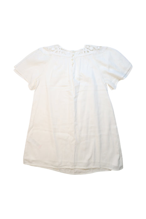 A White Short Sleeve Tops from Chloe in size 8Y for girl. (Back View)