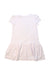 A Pink Short Sleeve Dresses from Monnalisa in size 4T for girl. (Back View)