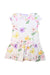 A Multicolour Short Sleeve Dresses from Monnalisa in size 5T for girl. (Front View)