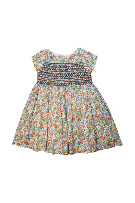 A Multicolour Short Sleeve Dresses from Bonpoint in size 6T for girl. (Front View)