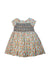 A Multicolour Short Sleeve Dresses from Bonpoint in size 6T for girl. (Front View)