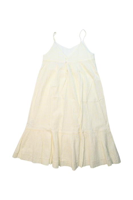 A Ivory Sleeveless Dresses from Bonpoint in size 8Y for girl. (Back View)