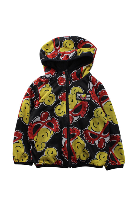 A Black Rain Jackets from Hysteric Mini in size 3T for neutral. (Back View)