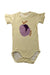 A Beige Short Sleeve Bodysuits from Soft Gallery in size 12-18M for neutral. (Front View)