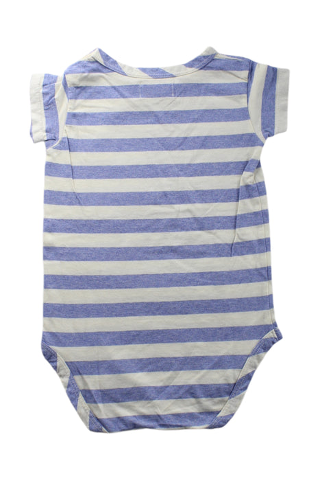 A Blue Short Sleeve Bodysuits from Bobo Choses in size 18-24M for neutral. (Back View)