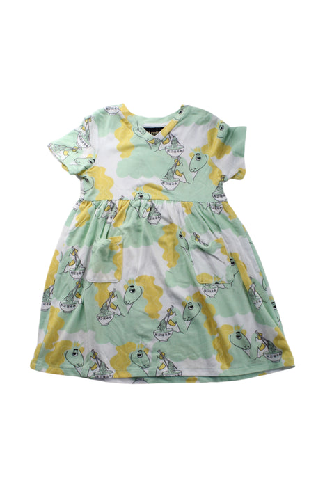 A Multicolour Short Sleeve Dresses from Mini Rodini in size 12-18M for neutral. (Front View)