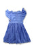 A Blue Sleeveless Dresses from Coco and Ginger in size 3T for girl. (Back View)