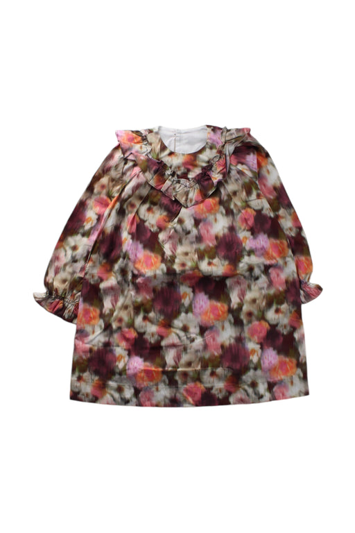 A Multicolour Long Sleeve Dresses from Bonpoint in size 3T for girl. (Front View)